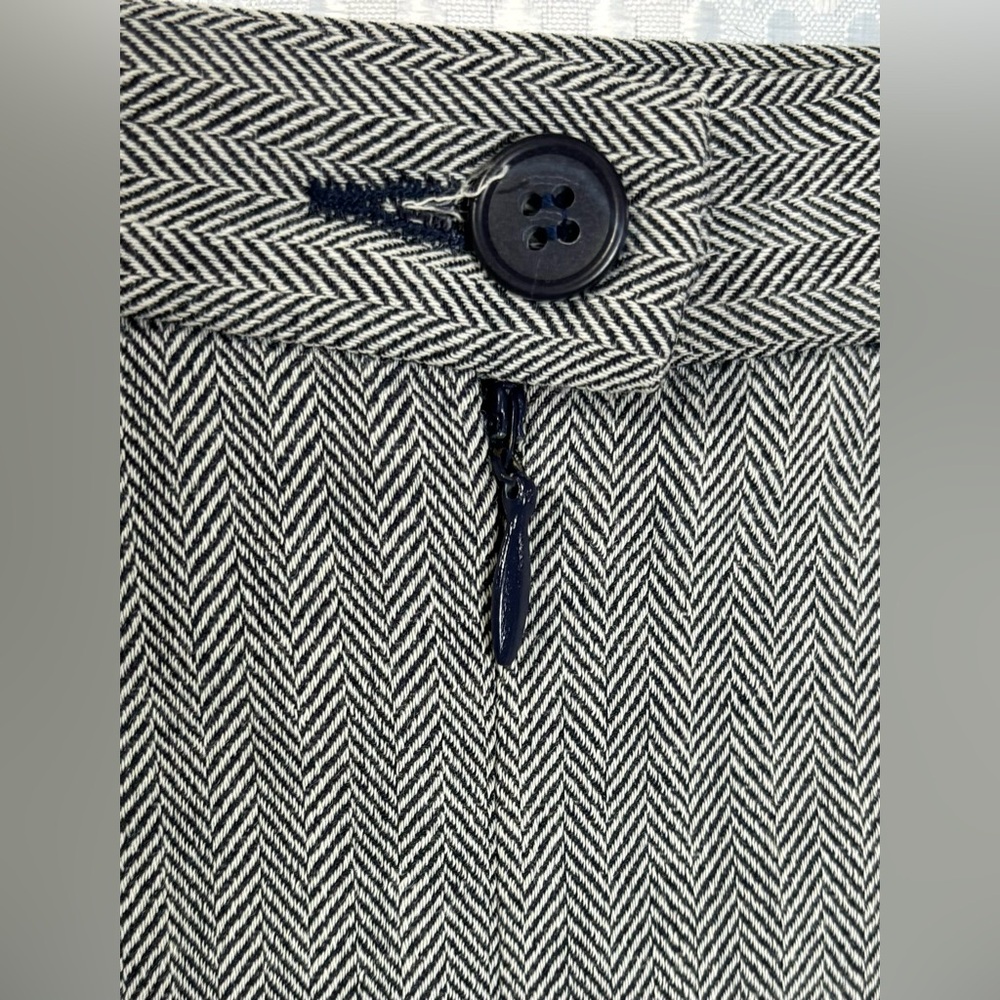 Pendleton 14 Gray Harringbone Pattern Pencil Skirt - image 5